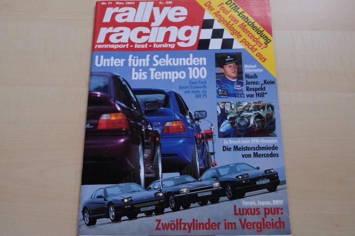 Deckblatt Rallye Racing (11/1994)